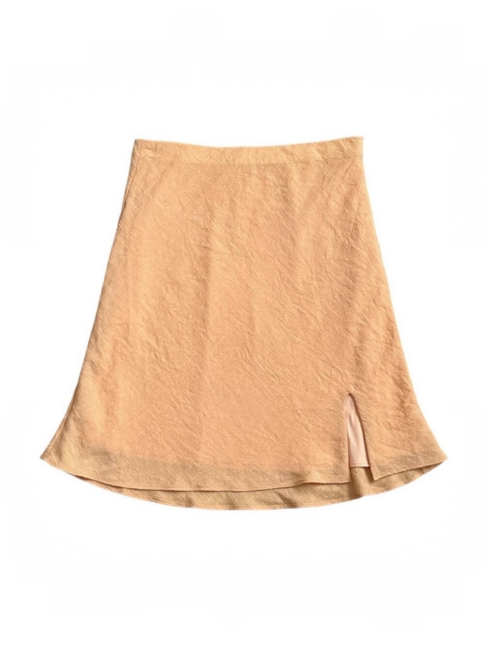 Vici Summer of Diane Skirt Womens XS Peach A Line Side Slit Lightweight NWT